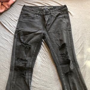 AE Ripped Black Jeans